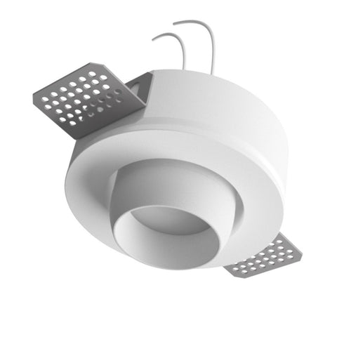 Faretto incasso Lampadari Bartalini THGILOTOR BIA GU10 LED gesso verniciabile metallo