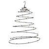 Appendiabiti ornamentale a spirale nero per decorazioni natalizie
