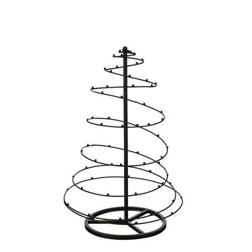 Albero appendiabiti ornamentale nero per decorazioni natalizie