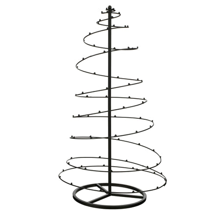Albero appendiabiti ornamentale nero per decorazioni natalizie