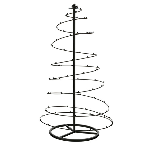 Albero appendiabiti ornamentale nero per decorazioni natalizie