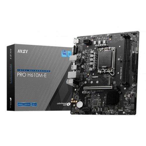 MB MSI INTEL H610M-E PRO D4 LGA1700 DDR5