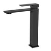 Miscelatore canna alta quadrato nero per lavabo design TBOL