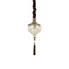 Sospensione Vintage-Decò Harem Metallo Ottone Brunito 1 Luce E27