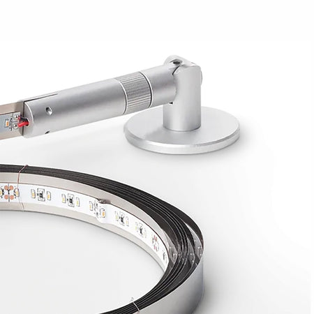 Nastro flessibile acciaio da esterno completa di striscia led Ideal Lux TESI 20MM 302270 ACCIAIO 10MT 150W IP65