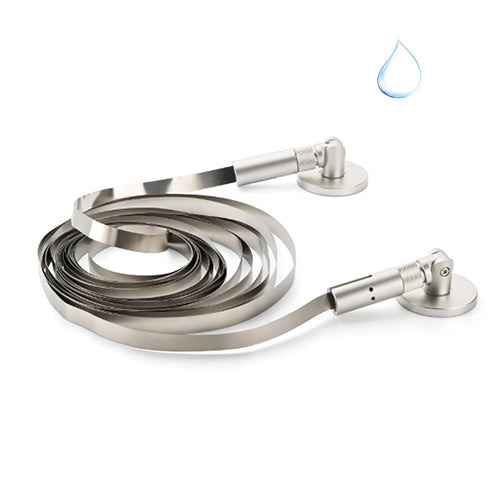 Nastro flessibile acciaio da esterno completa di striscia led Ideal Lux TESI 20MM 302270 ACCIAIO 10MT 150W IP65