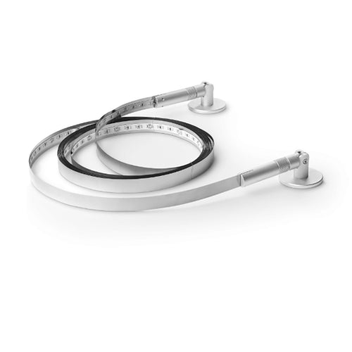 Nastro flessibile acciaio completa di striscia led Ideal Lux TESI 20MM 258300 ACCIAIO 5MT 50W IP20