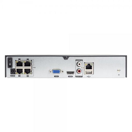 NVR 4CH POE 8MPX ULTRA HD H.265 HDMI P2P