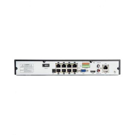 NVR 8CH 8Mpx H.265 HDMI P2P ALARM 4K