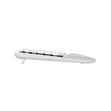 Logitech 920-012299 tastiera Ufficio RF senza fili + Bluetooth QWERTY Nordic Bianco (Logitech Wave Keys - Off-white)