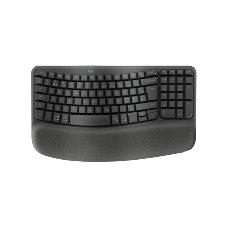 Logitech 920-012332 tastiera Ufficio RF senza fili + Bluetooth QWERTY Nordic Grafite (WAVE KEYS FOR BUSINESS GRAPHITE - PAN - 2.4GHZ/BT NORDIC-613 - B2B) - Versione Tedesca