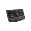 Logitech 920-012332 tastiera Ufficio RF senza fili + Bluetooth QWERTY Nordic Grafite (WAVE KEYS FOR BUSINESS GRAPHITE - PAN - 2.4GHZ/BT NORDIC-613 - B2B) - Versione Tedesca