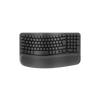 Logitech ERGO 920-012304 tastiera Ufficio RF senza fili + Bluetooth QWERTY US International Grafite (Wave Keys keyboard RF - Wireless + Bluetooth QWERTY - US International Graphite - Warranty: 12M)