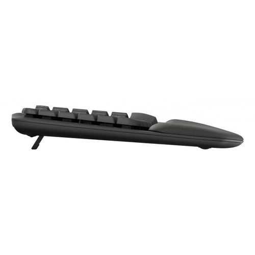 Logitech ERGO 920-012304 tastiera Ufficio RF senza fili + Bluetooth QWERTY US International Grafite (Wave Keys keyboard RF - Wireless + Bluetooth QWERTY - US International Graphite - Warranty: 12M)