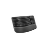 Logitech 920-012298 tastiera Ufficio RF senza fili + Bluetooth QWERTY Nordic Grafite (Logitech Wave Keys - Graphite)