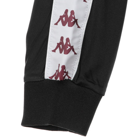 KAPPA Giacca Tuta Cappuccio Uomo Banda Zudai Slim Black/white/violet/blue da uomo