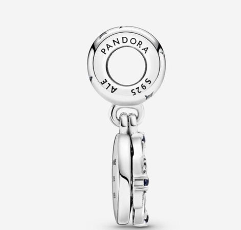 Pandora Star Wars, charm pendente doppio Principessa Leila