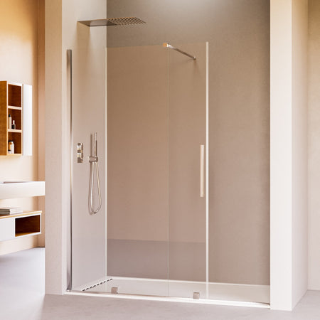 Porta doccia scorrevole 8mm H200 senza profili BRENTA