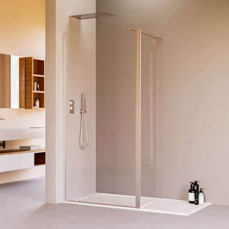 Walk In con aletta orientabile 8mm H195 OSIRIDE