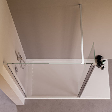 Walk In con aletta orientabile 8mm H195 OSIRIDE