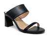 Francesco Milano sandali sabot in pelle nero G41 01N