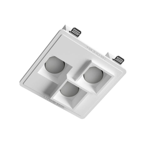 Faretto incasso Lampadari Bartalini OBUC 3 FP43 GX53 LED gesso verniciabile