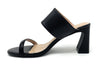 Francesco Milano sandali sabot in pelle nero G41 01N