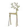Statuetta Renna oro decorativa per il natale