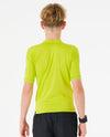 Lycra Rip Curl Corp Short Sleeve UV Boy