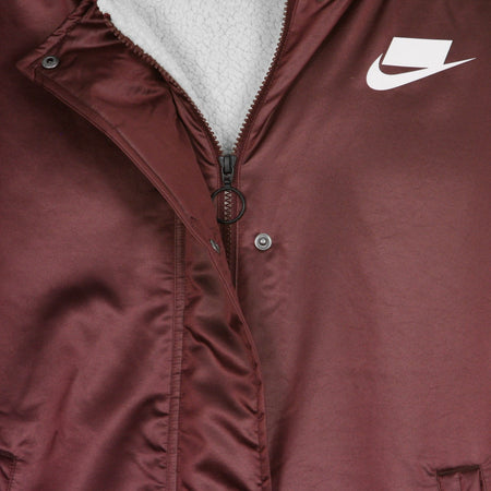 Nike Giaccone Lungo Donna W Sport Pac Parka Night Maroon/muslin/white da donna