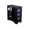 MSI MAG FORGE 320R AIRFLOW computer case Micro Tower Nero, Trasparente