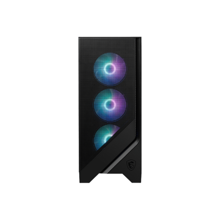 MSI MAG FORGE 320R AIRFLOW computer case Micro Tower Nero, Trasparente