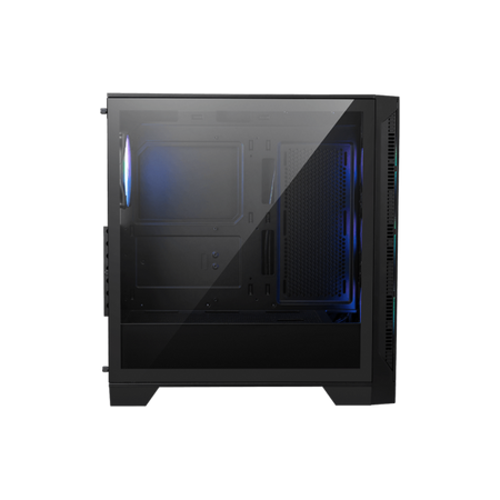 MSI MAG FORGE 320R AIRFLOW computer case Micro Tower Nero, Trasparente