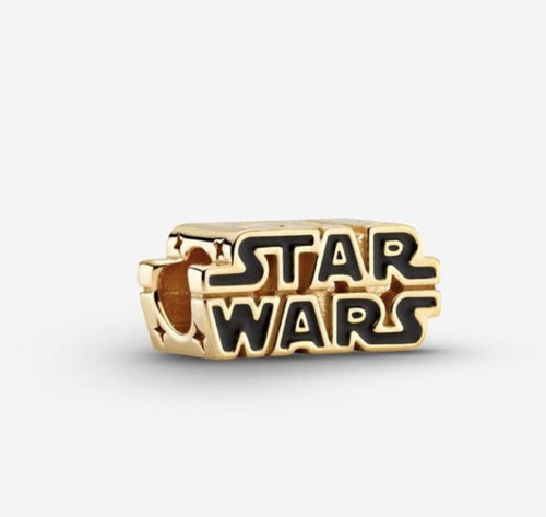 Pandora Star Wars, Charm scintillante con logo in 3D