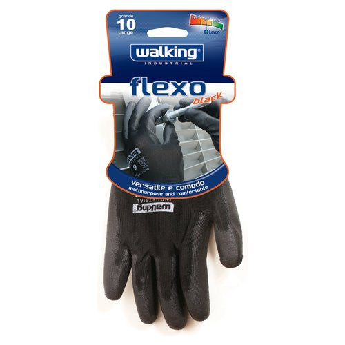 Guanti lavoro Walking FLEXO Nero Taglia XL