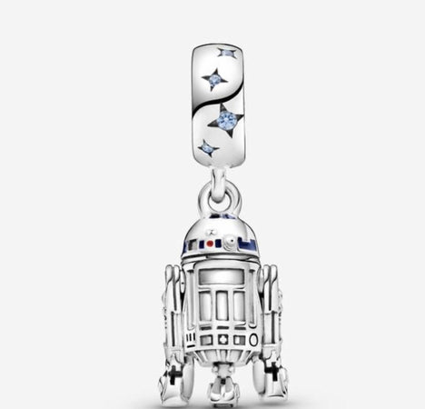 Pandora Star Wars, charm pendente R2-D2