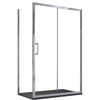 Box doccia due lati fisso più scorrevole trasparente AGATA