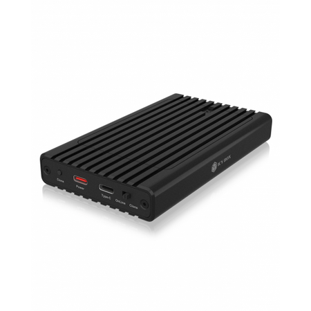 ICY BOX Docking Clone Station- M.2 NVME- USB3.2 Gen2 Type-C/A- Alluminio- Black