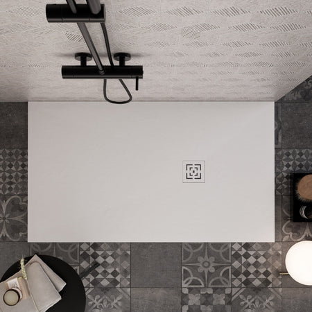 Piatto doccia in marmoresina bianco | Piletta Gratis STAR PASSION