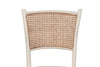 Biscottini Biscottini Sedia Thonet Frassino Rattan Bianca Anticata Bistrot Vintage 45x50x88