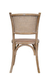 Biscottini Sedia Thonet Biscottini frassino massello rattan finitura invecchiata 45x50x88