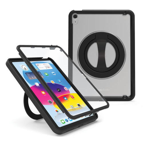 Pipetto X-Case 27,7 cm [10.9] Cover Nero, Trasparente (Pipetto iPad 10.9 [10:th gen] X-Case)