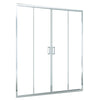 Porta doccia 2 ante scorrevoli cromata anticalcare H195 6mm AGATA