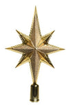 Puntale albero di natale Amicasa 9029097 Stella Lusso