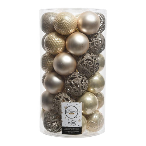 Pallina albero Amicasa 9020806 Clindro Sfera Mix Pearl