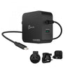 j5create Caricatore GaN PD USB-C a 2 porte da 102 W con spine CA intercambiabili (102W GAN PD USB-C 2-PORT - CHARGER CHANGEABLE AC PLUGS)