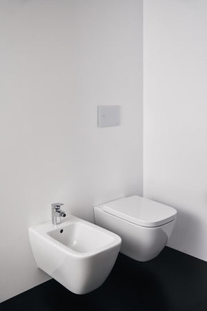 Bidet sospeso in ceramica bianca Life B sospeso T461501