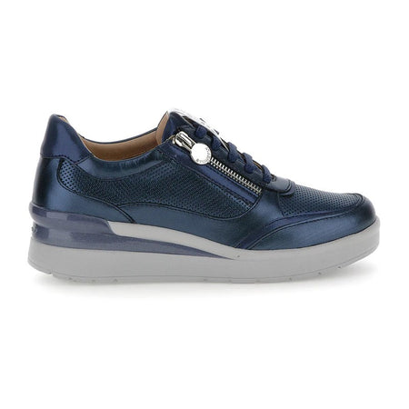 Stonefly sneakers donna Cream 52 laminata blu 220738