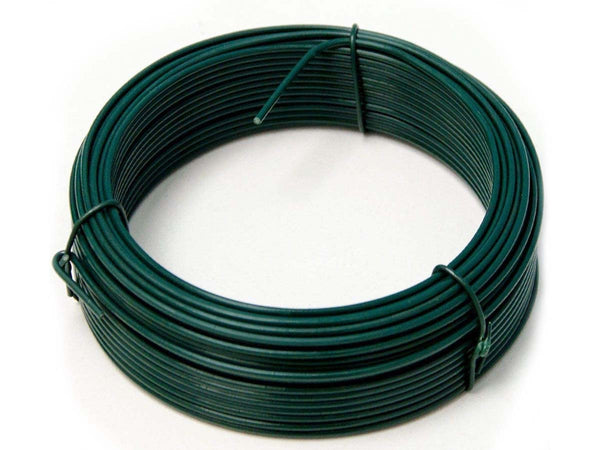 34 Metri Filo Ferro Plastificato Verde Diametro 2mm