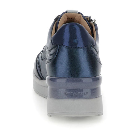 Stonefly sneakers donna Cream 52 laminata blu 220738